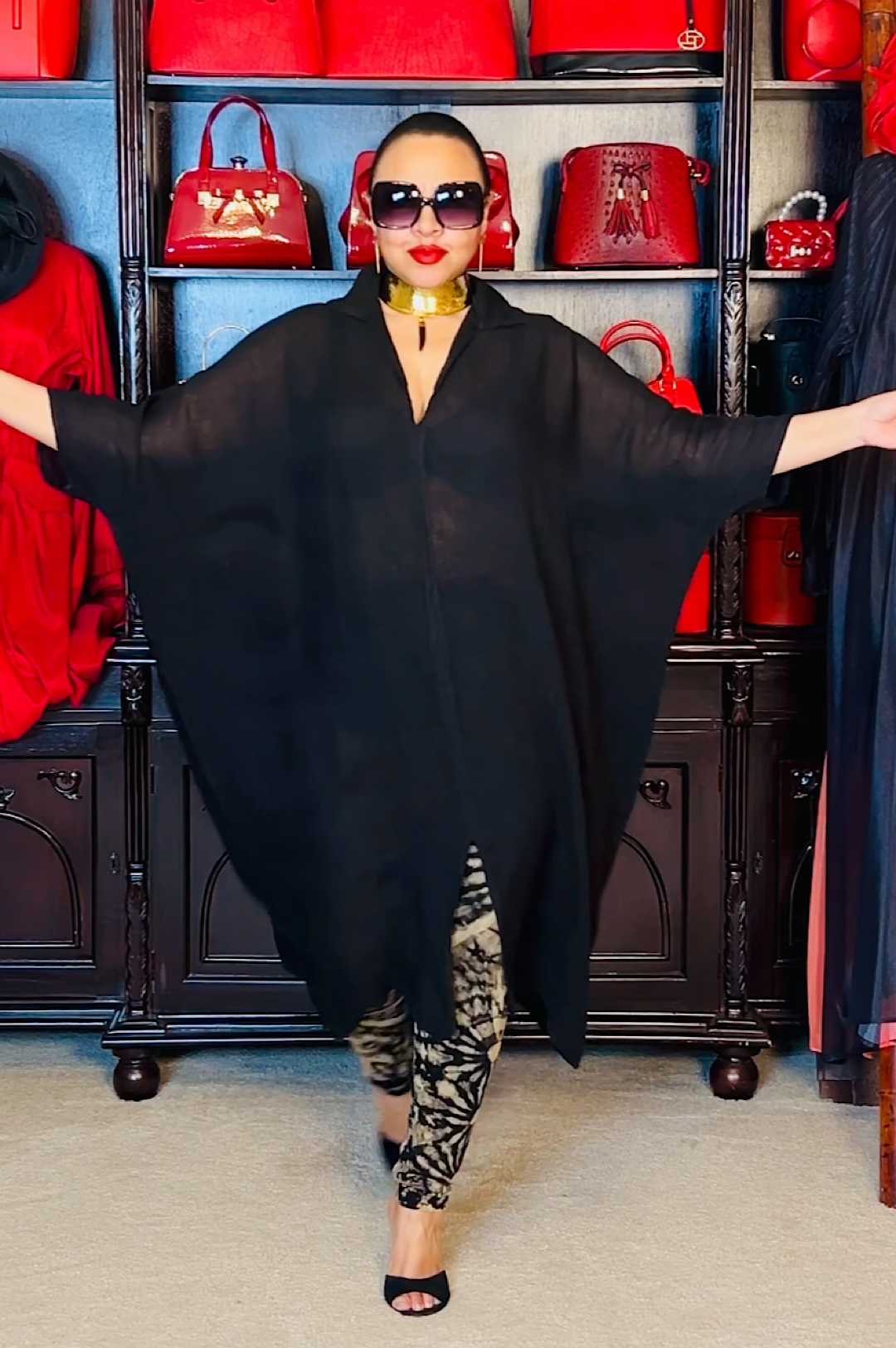 Horn Charm Choker Necklace