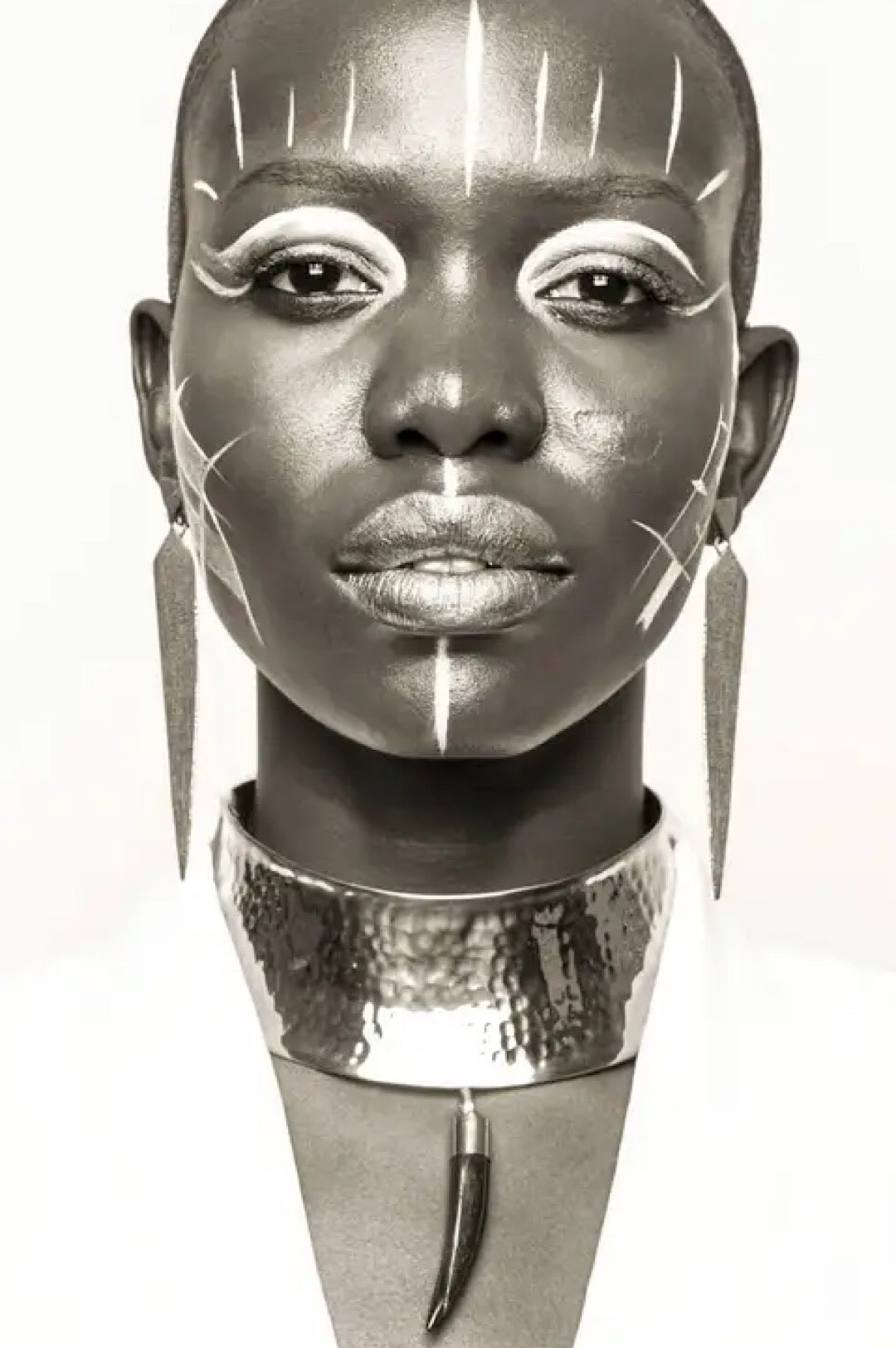 Horn Charm Choker Necklace