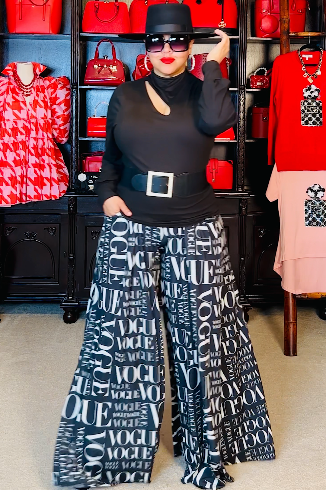 Black Long Sleeve Front Cut Out Top (7889756520622)