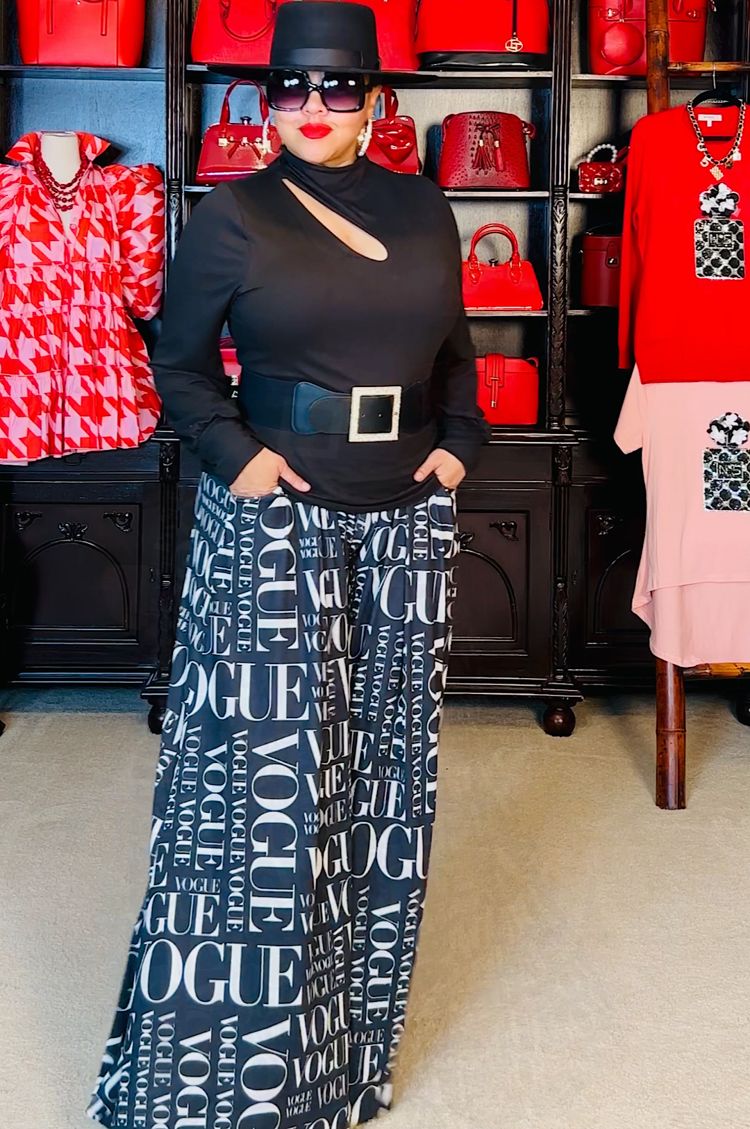Black Long Sleeve Front Cut Out Top (7889756520622)