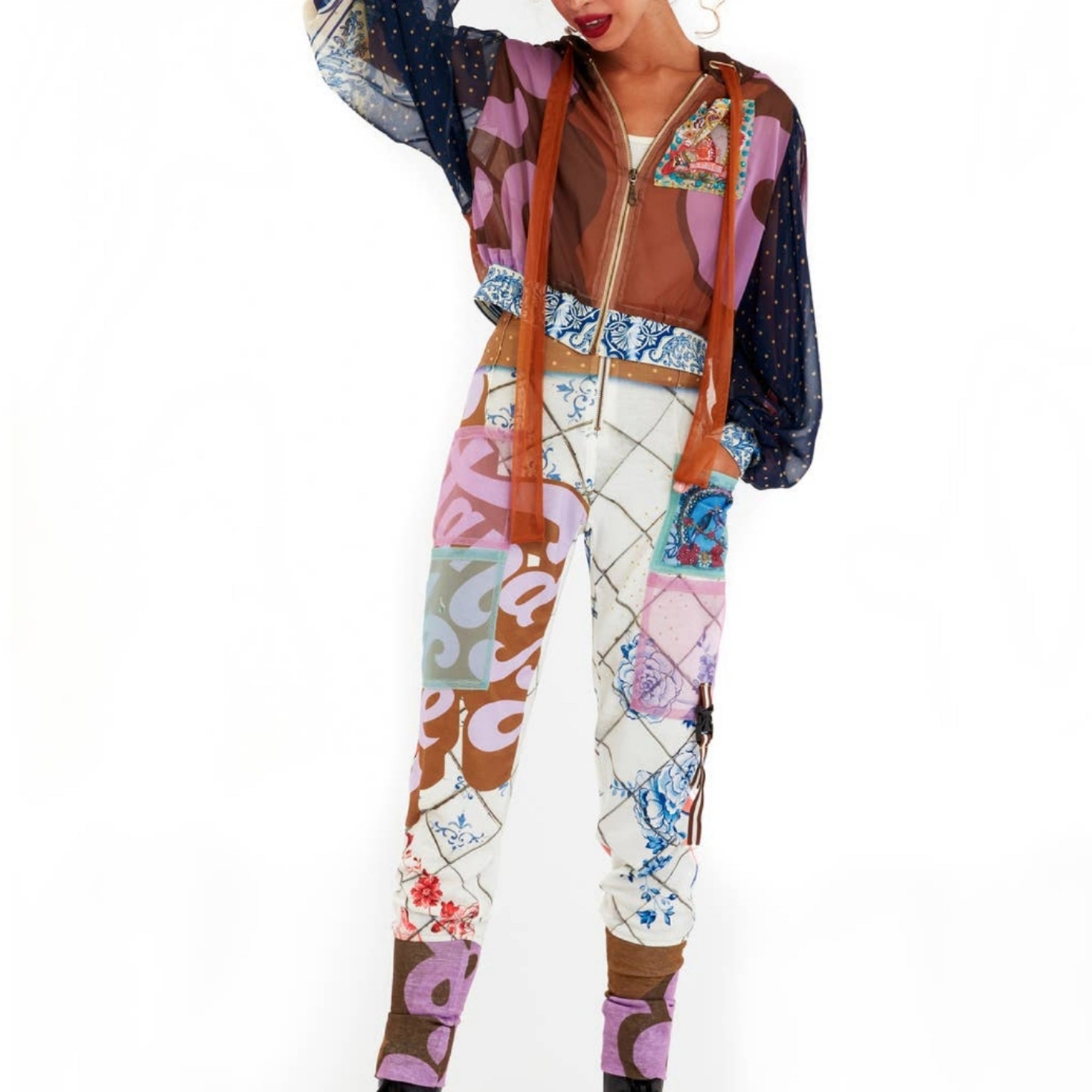 The Art of Fashion Unique Cropped Hoodie Jacket (7585680588974)
