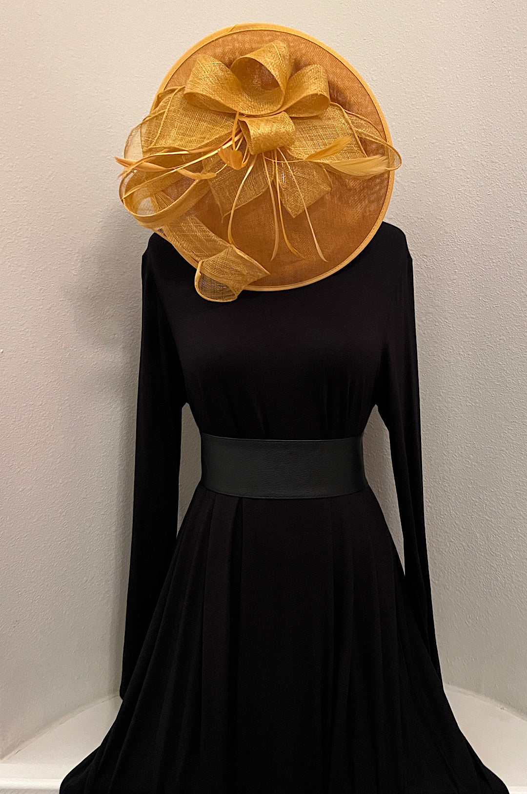 Yellow Fascinator Hat (7941449547950)