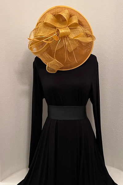 Yellow Fascinator Hat (7941449547950)