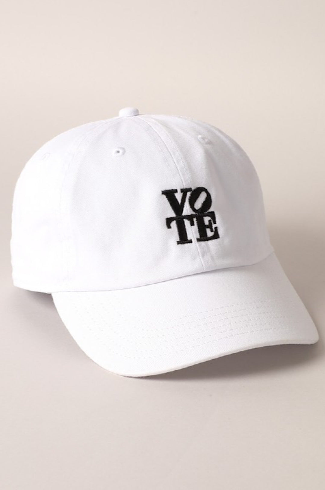 Black White Vote Baseball Cap