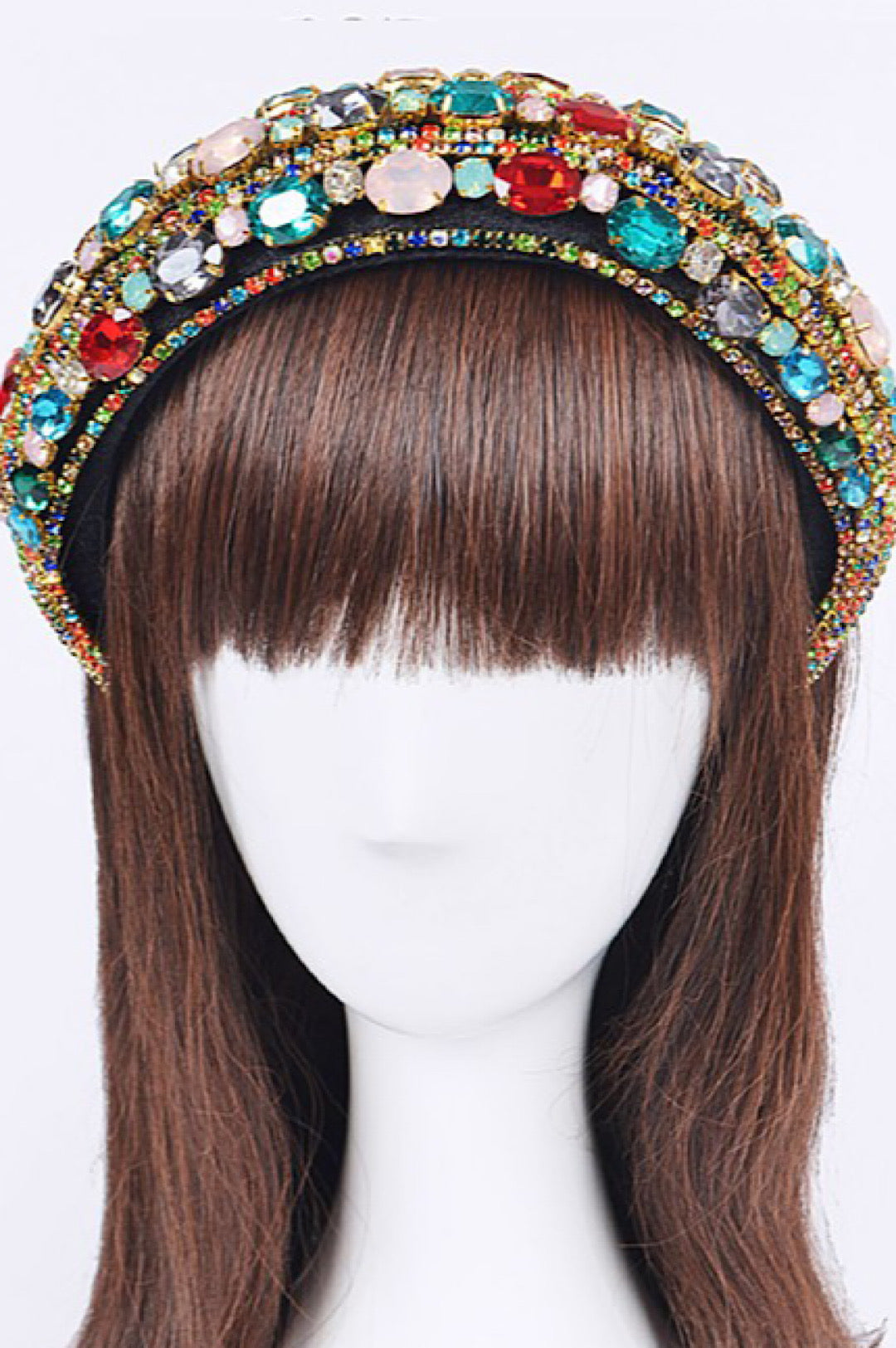 Bling Crystal Pearl Rhinestone Embellished Headband