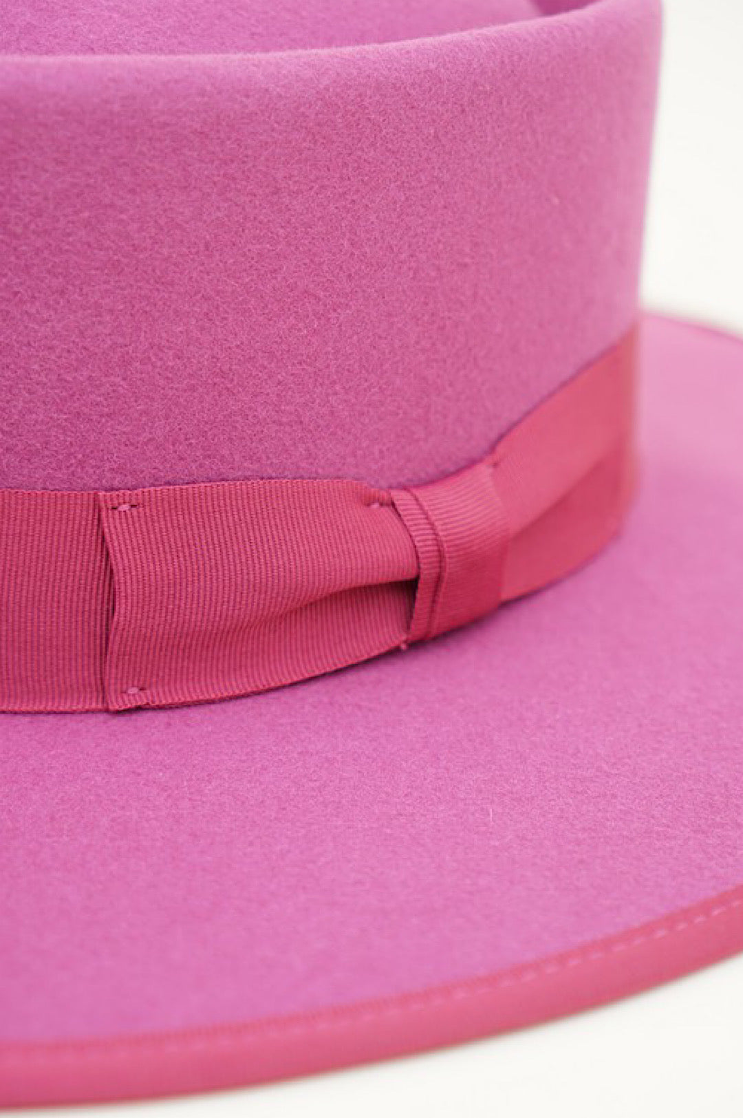 Dark Pink Rancher Style Hat (7935962022062) (7994060832942)