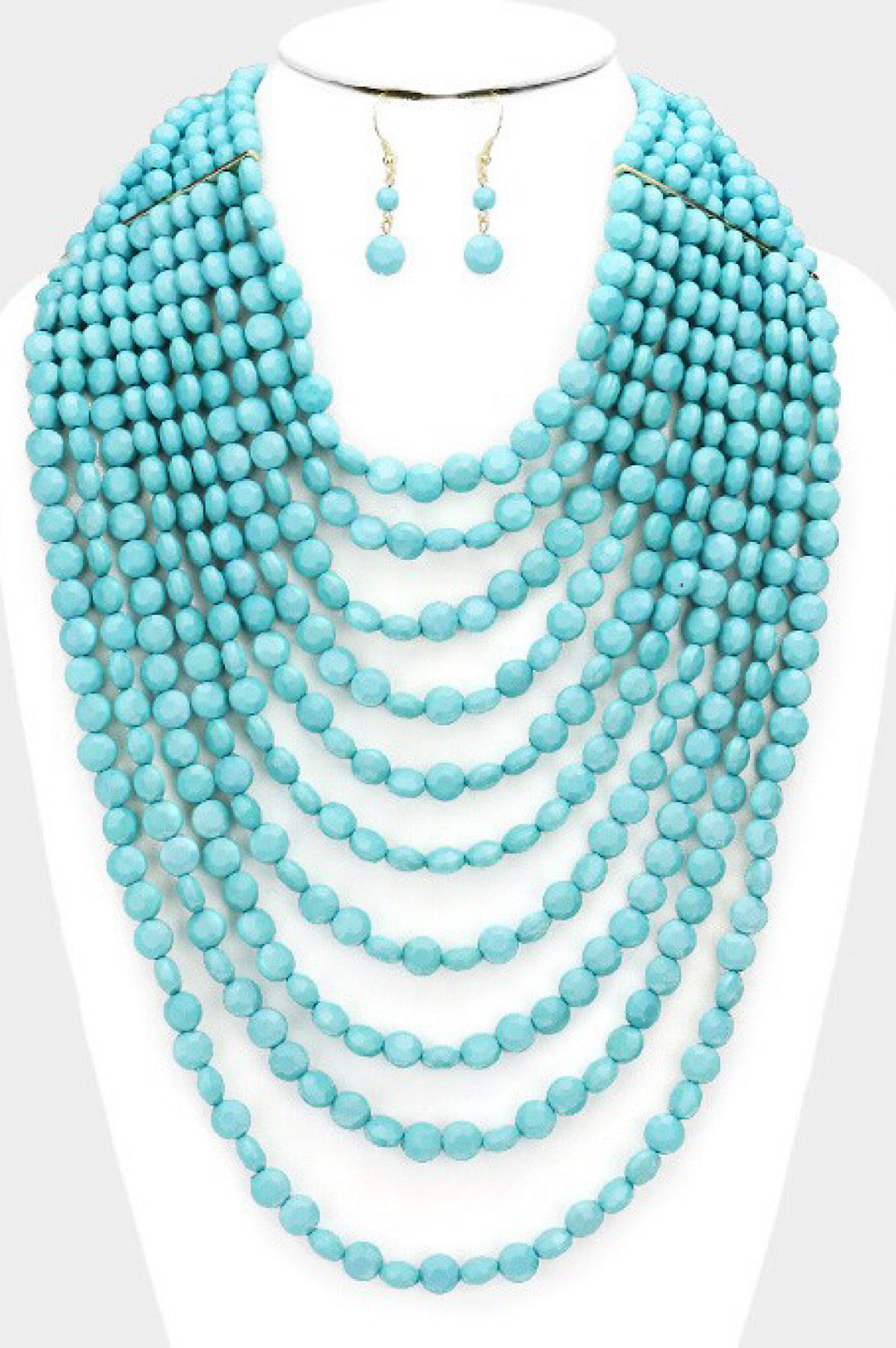 Copy of Three Strand Pearl Necklace (7989984329902)