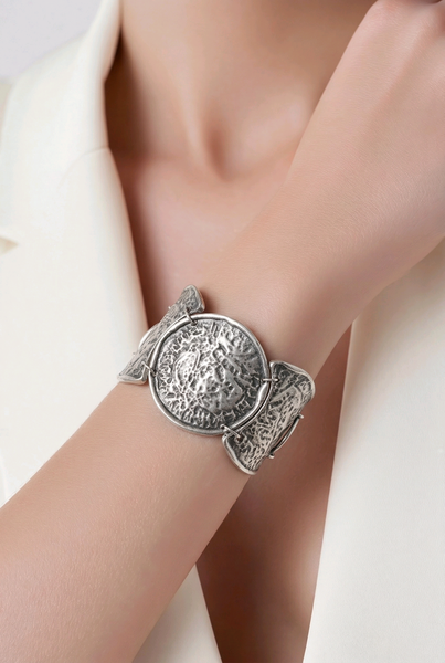 Distressed Silver Bracelet