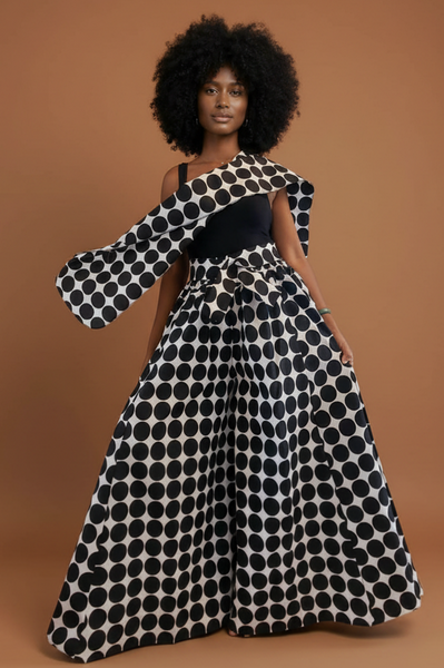 One Size Polka Dots Palazzo PANTS