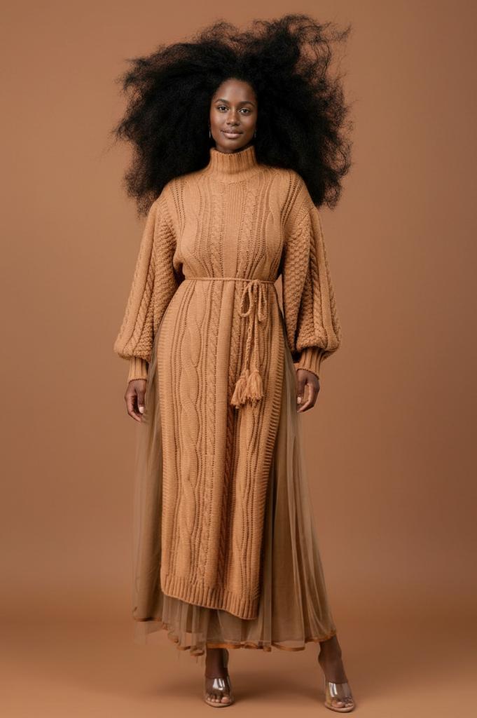 ANDMARY ♡ Luz knit set dress SAMPLE-London Knit Dress - Azure