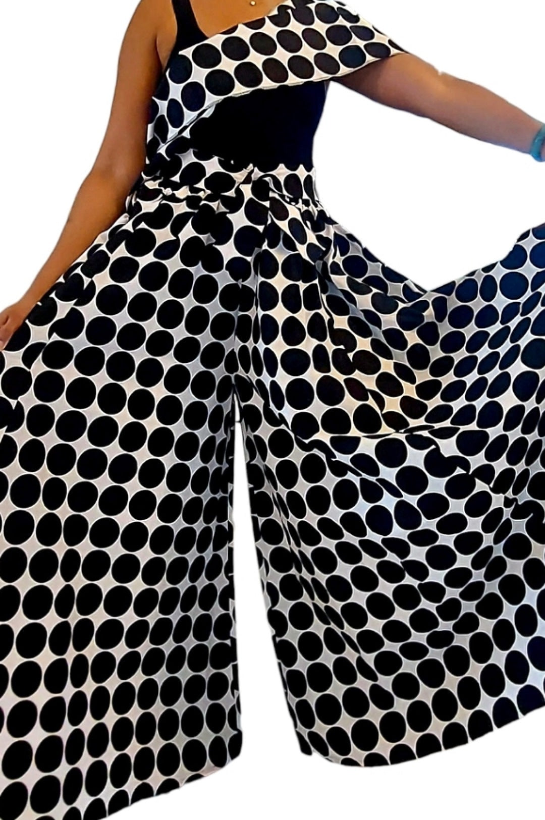 One Size Polka Dots Palazzo PANTS