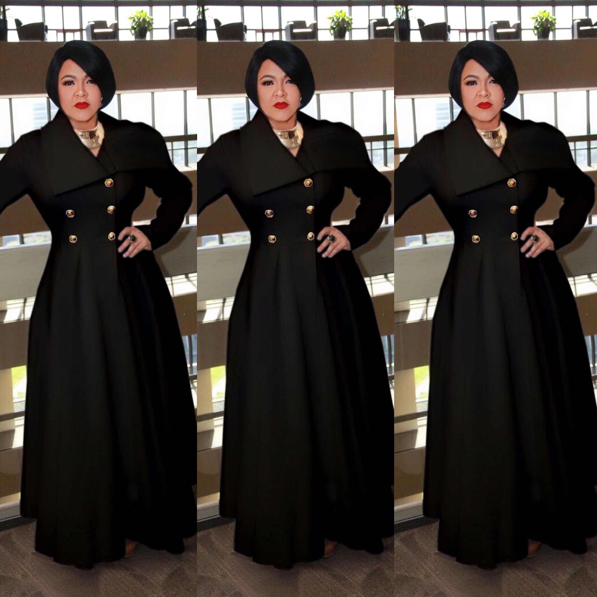 Black Long Duster Coat Dress - socialbutterflycollection-com (3827189186621) (6330890813614)