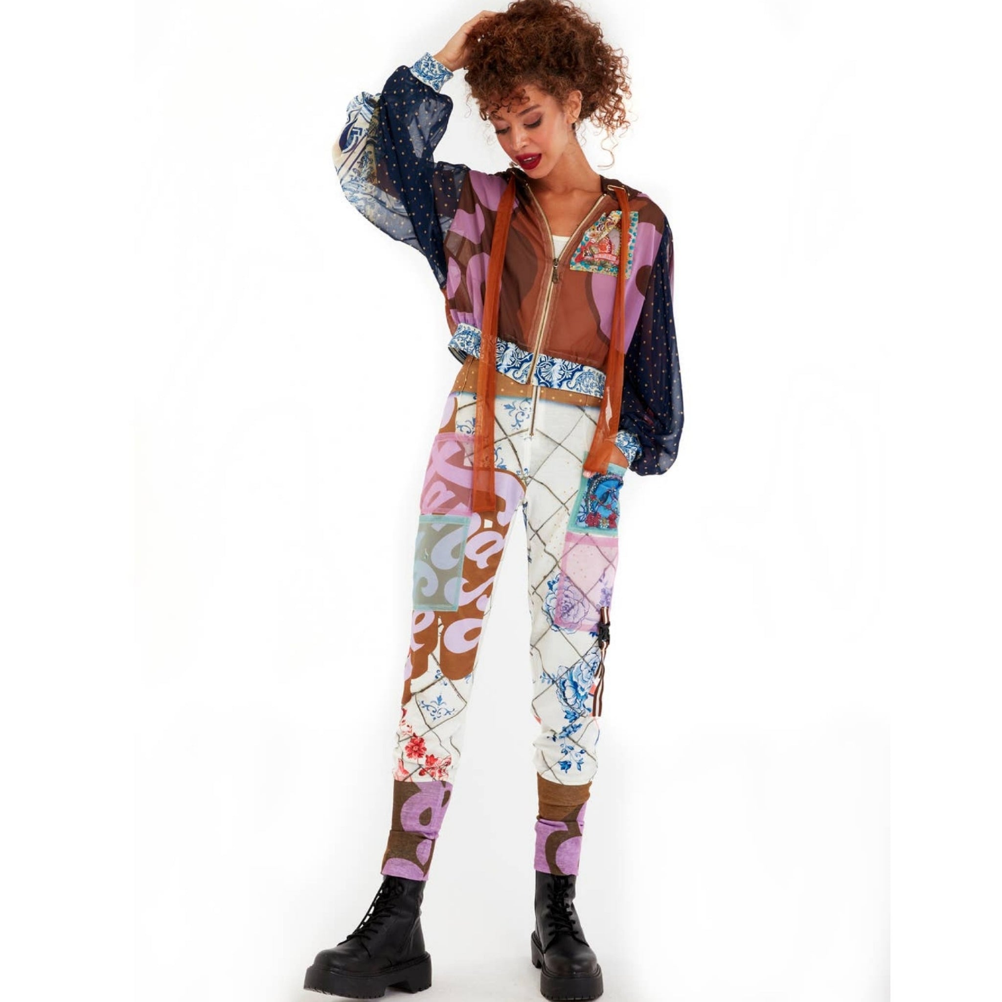 The Art of Fashion Unique Cropped Hoodie Jacket (7585680588974)