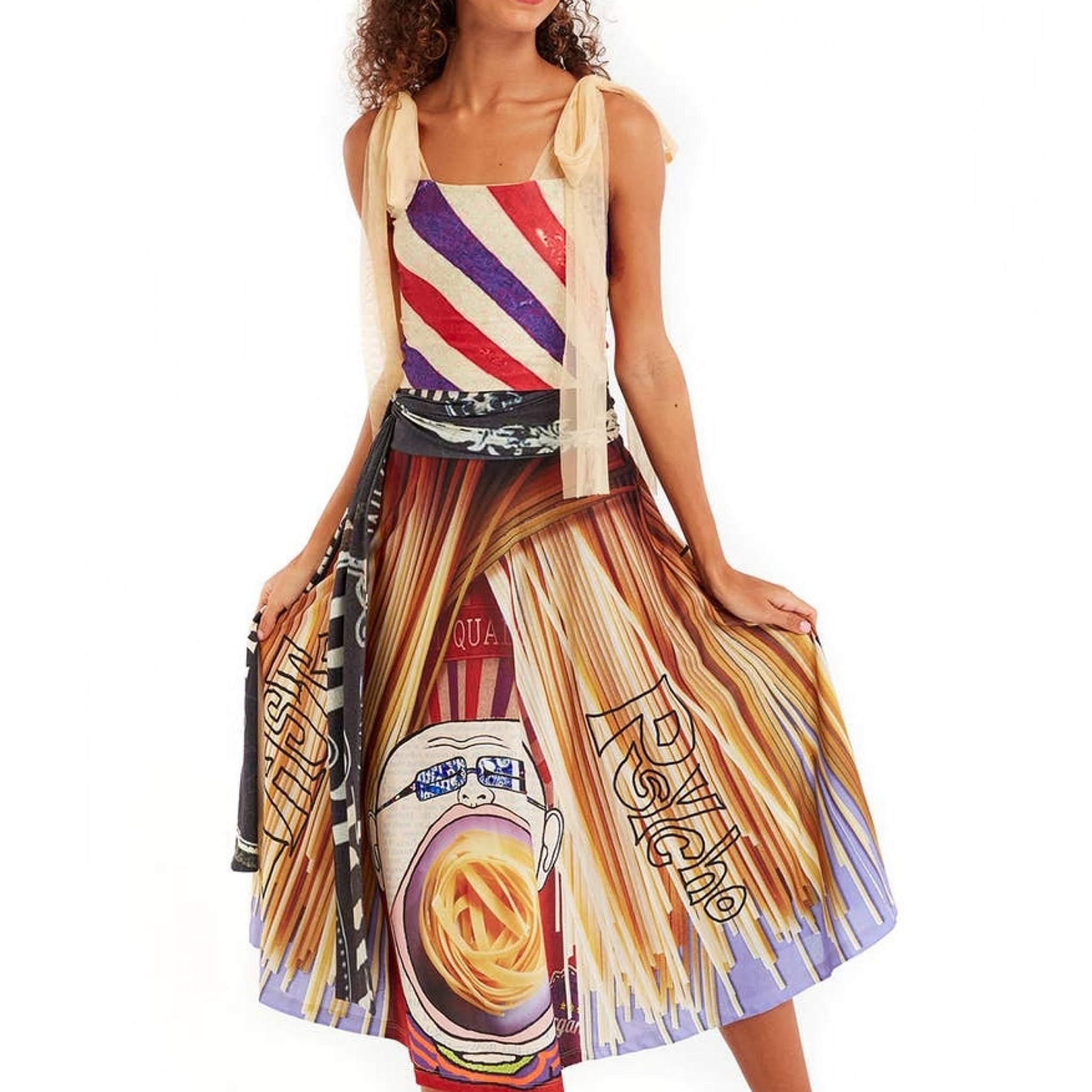 The Art of Fashion Italiano Mid Length Skirt (7585840857262)