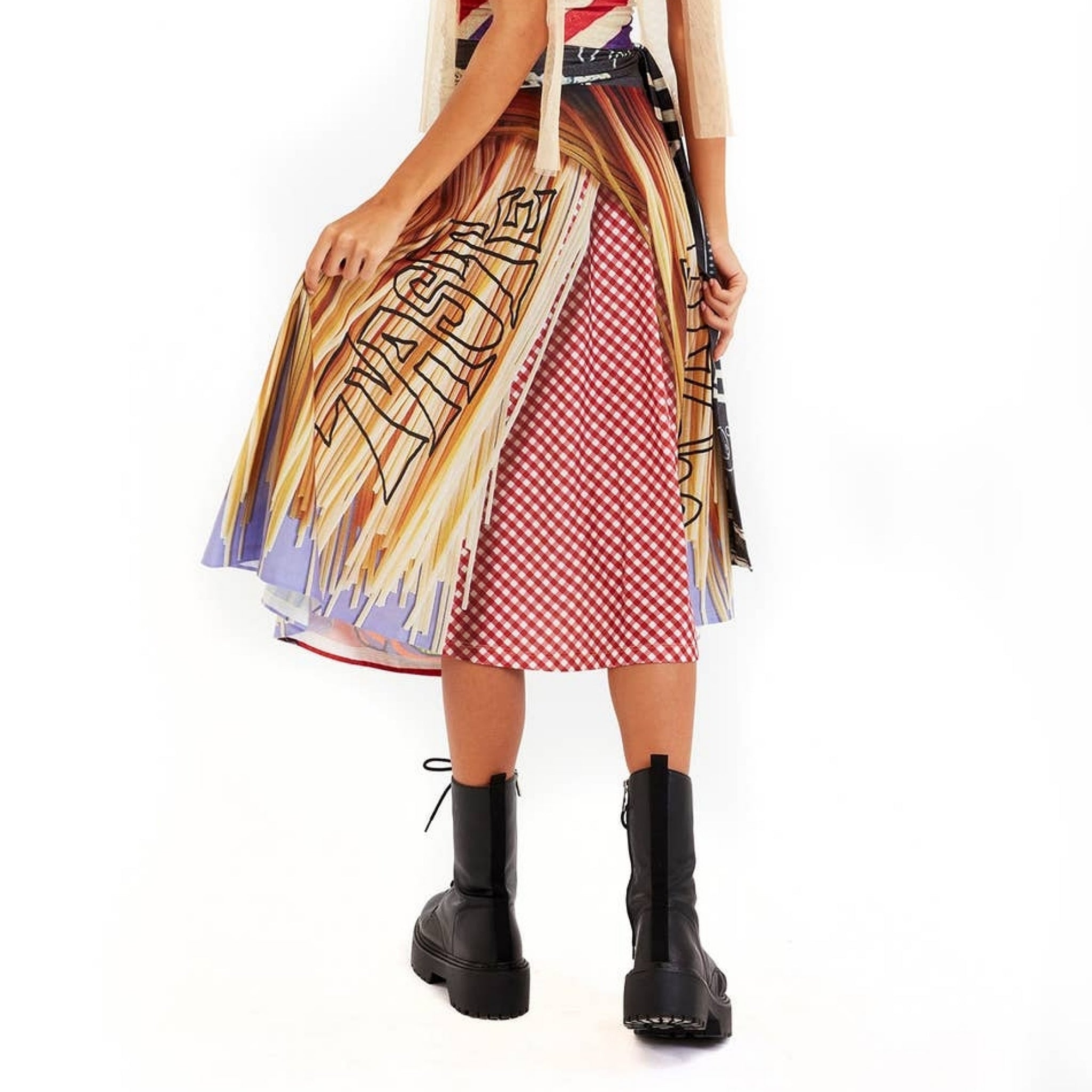 The Art of Fashion Italiano Mid Length Skirt (7585840857262)