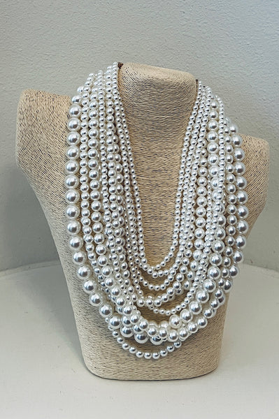 Pearls Of Elegant Necklace (7941061214382)